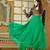 Ladies latest fashion – frock style green anarkali suit