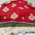 Indian Replica Ethnic Malaika Red Brown Lenin Jute Chiffon Saree