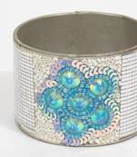Beautiful Crafted Blue And White Colored Hand Cuff