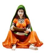 Lady with Supda (Best for Home Decoration/Office Decoration)