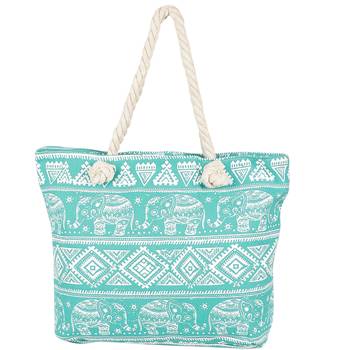 Fantastic Blue Contemporary Print Handbag 1
