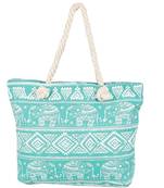 Fantastic Blue Contemporary Print Handbag