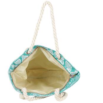 Fantastic Blue Contemporary Print Handbag 5