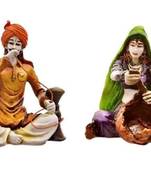 Polyresine Combo of Set of 4 Rajasthani Troupe