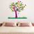 Wall Stickers Colourful Tree Pattern Leaves and Green Grass