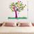 Wall Stickers Colourful Tree Pattern Leaves and Green Grass