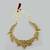 Stone studd gold Platted rajasthani necklace