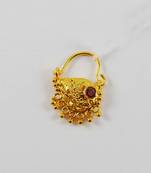 Gold Platted rajasthani nose ring nath