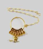 Gold Platted Rajasthani Nose Ring Nath