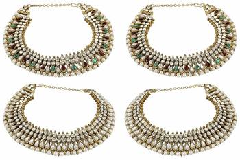 Glorious 2 pair of bridal anklets 1
