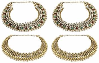 Glorious 2 pair of bridal anklets 1