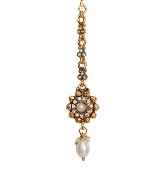 Silver stone maang-tikka 1