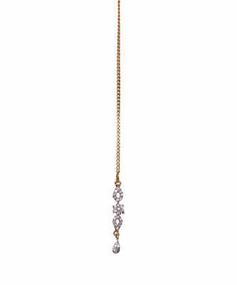 Silver american_diamonds maang-tikka 1