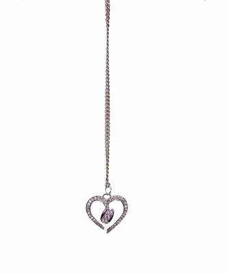 Silver american_diamonds maang-tikka 1