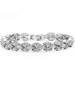 White crystal bangles-and-bracelets