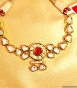 Ruby Uncut Kundan Polki Bajuband