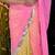 Indian Replica Ethnic Bipasha Pink & Yellow Net Saree