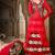 Lovely Maroon Georgette Silk Fancy Suit with Embroidery work