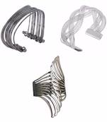Combo of Trendy Stylish Adjustable Kada Bracelet for Girls and Women