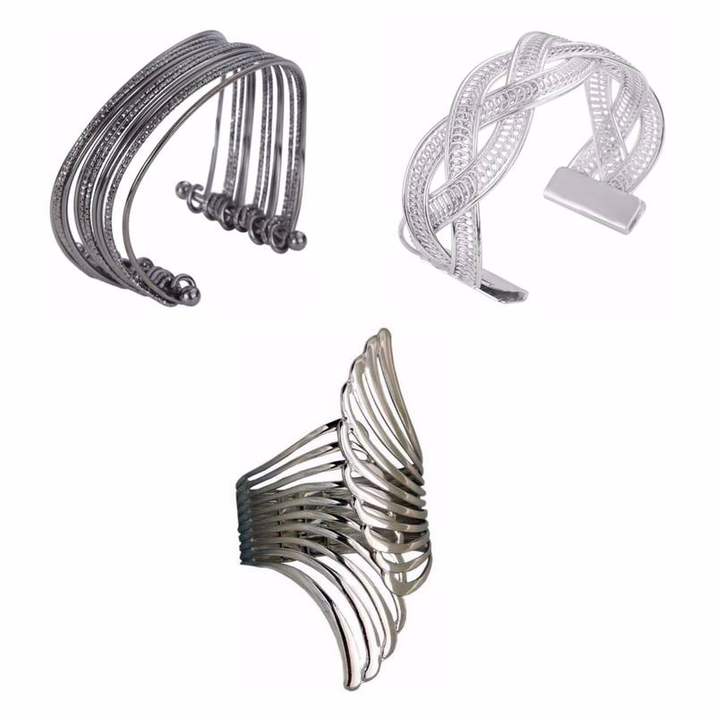Combo of Trendy Stylish Adjustable Kada Bracelet for Girls and Women