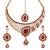 Maroon diamond necklace-sets