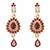 Maroon diamond necklace-sets