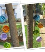 Multicolored Garden Terracotta Hanging