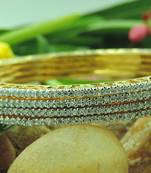 Indian Bridal 4 Piece Bangles Set American Diamond Jewelry