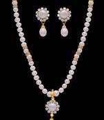 Natural Pearls Earls Set From Hyderabad 