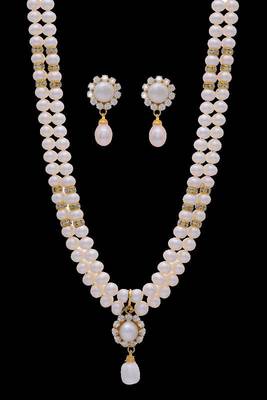 Natural Pearls Double String Set From Hyderabad  1
