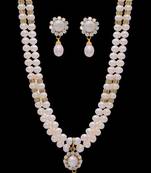 Natural Pearls Double String Set From Hyderabad 