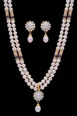 Natural Pearls Double String Set From Hyderabad  1