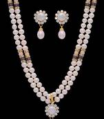Natural Pearls Double String Set From Hyderabad 