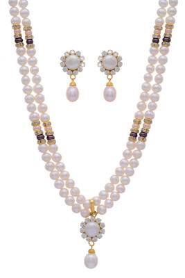 Natural Pearls Double String Set From Hyderabad  2