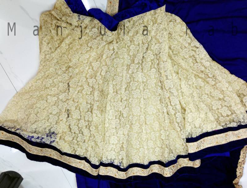 Designer Chiken Net Lehenga Choli - Manjula Feb - 267667