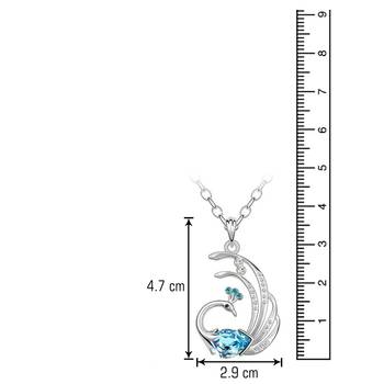 Blue crystal jewellery-combo 3