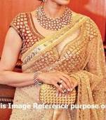 Bollywood Sridevi Golden Saree