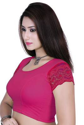 Rani solid  stretch stitched blouse 2