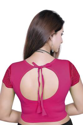 Rani solid  stretch stitched blouse 4