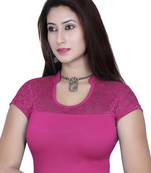 Rani solid  stretch stitched blouse