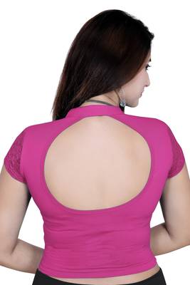 Rani solid  stretch stitched blouse 2