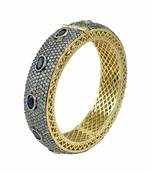 Blue CZ AD American Diamond Kada -