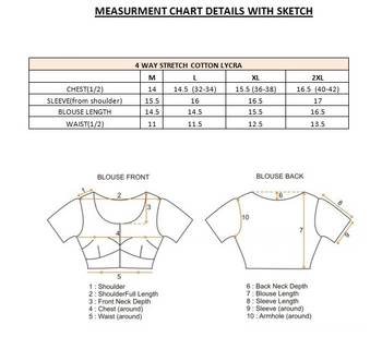 Silver solid  stretch stitched blouse 5