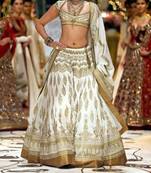 Sonam Kapoor Off White & Gold Classy Lehenga