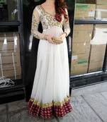 Tamanna Bhatia White Anarkali Suit