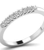 Silver swarovski crystal rings