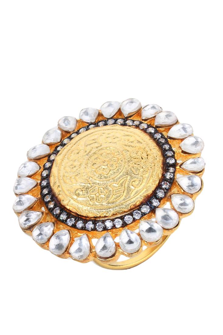 kundan Gold rings