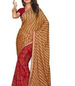 Saraswati Lovely Embroidery Cut Patch Sarees