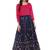 Blue printed Cotton stitched kurti