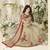 Beige embroidered georgette salwar with dupatta